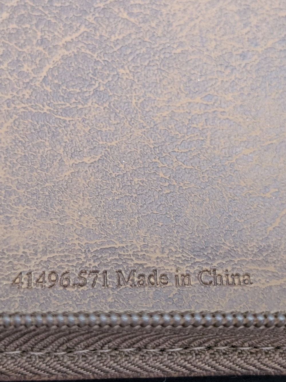 FranklinCovey Simulated Leather Planner Binder Distressed Brown 5-2026G - Picture 4 of 5
